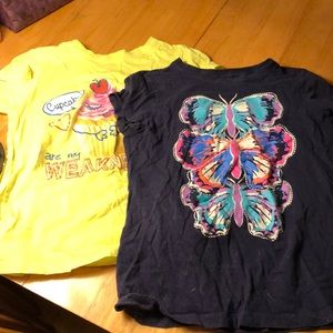 2 girls size 14 tshirts